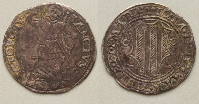 St. George & dragon grosso, Mesocco 1487-1518